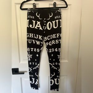 killstar ouija black leggings